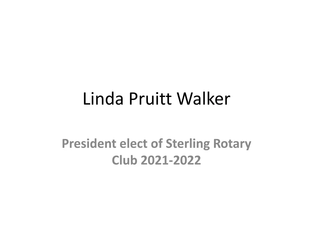 linda pruitt walker