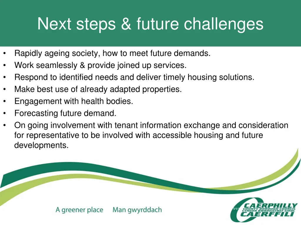 next steps future challenges