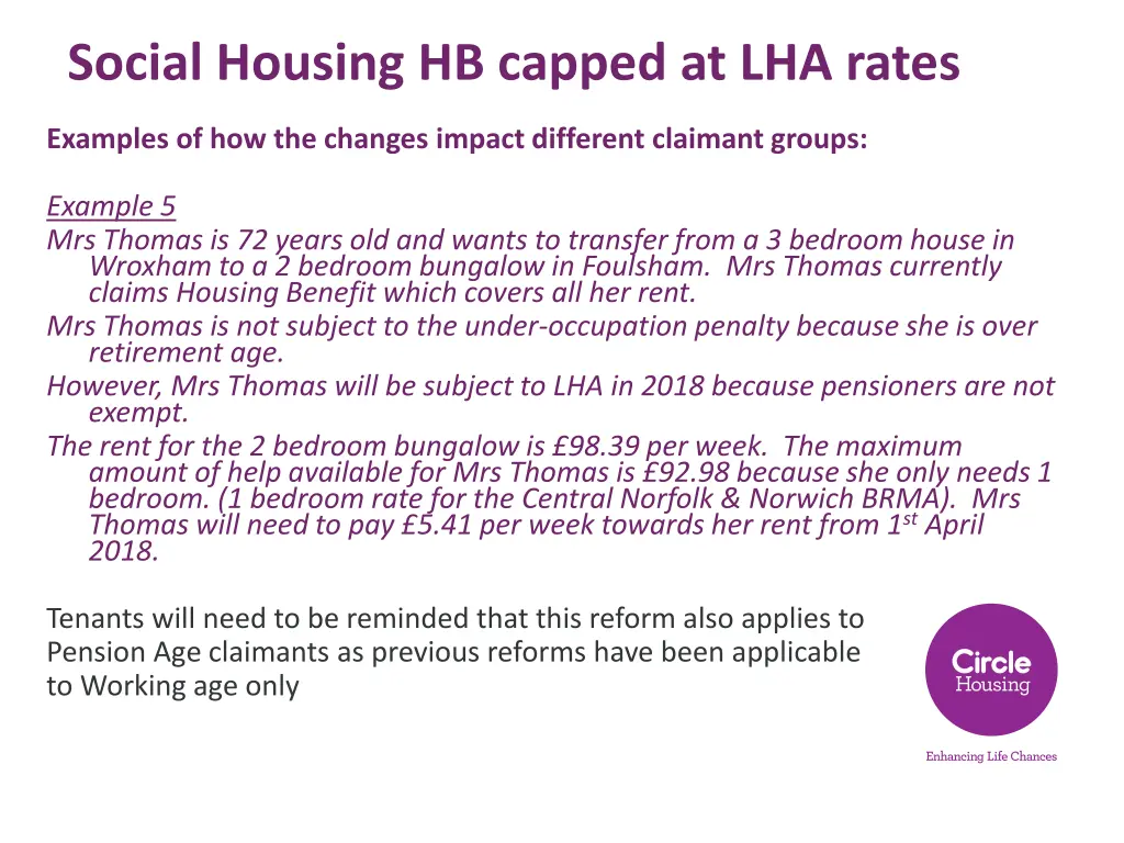 social housing hb capped at lha rates 7