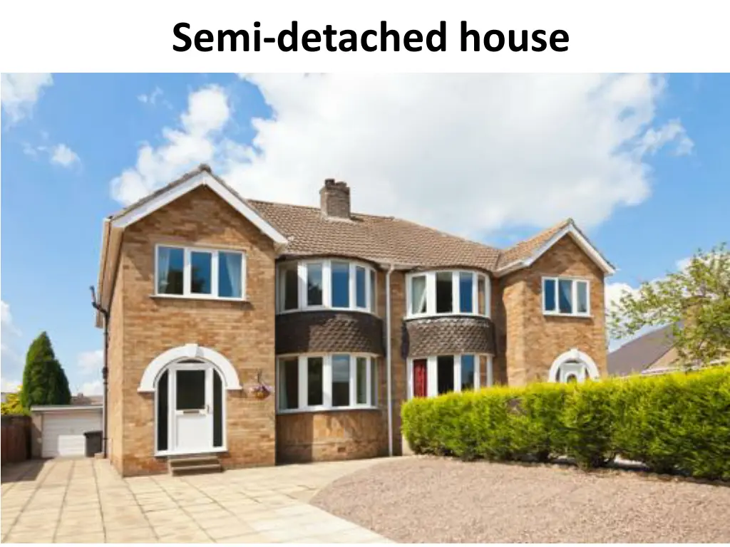 semi detached house