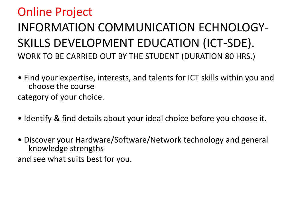 online project information communication