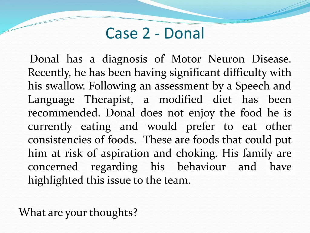 case 2 donal