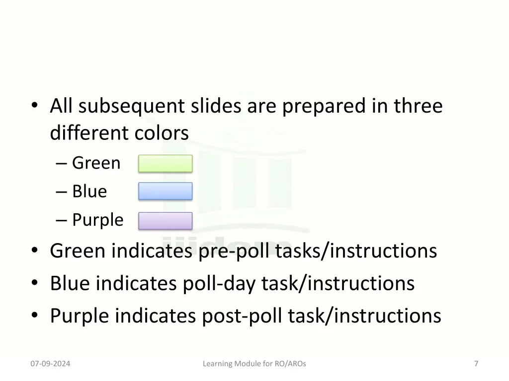 all subsequent slides are prepared in three