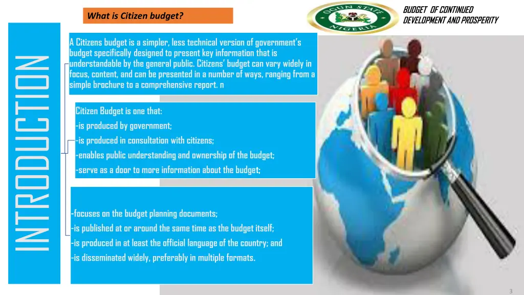 budget of continued development and prosperity 2