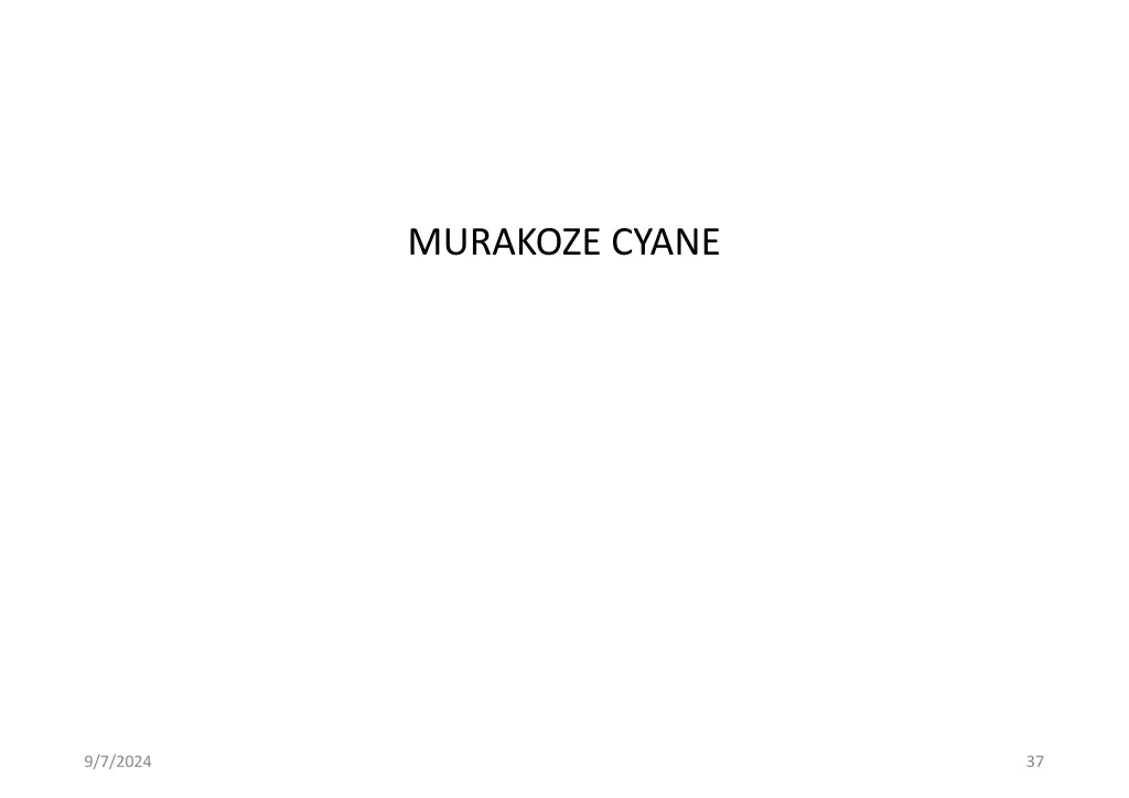 murakoze cyane