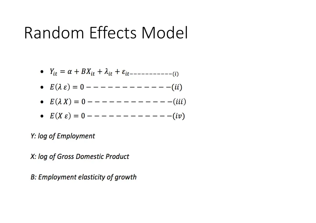 random effects model