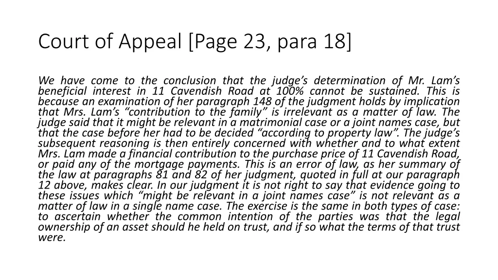 court of appeal page 23 para 18