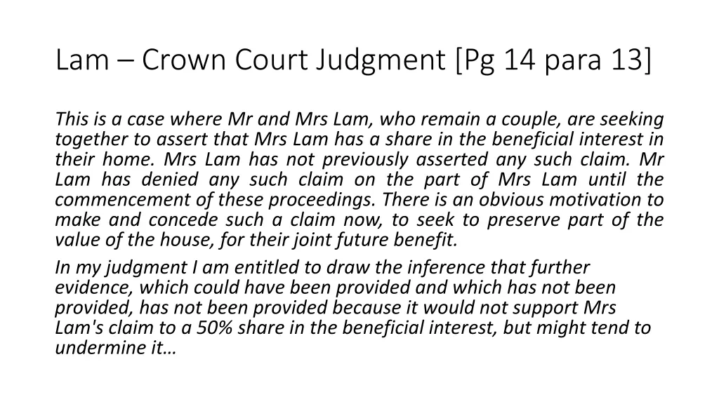 lam crown court judgment pg 14 para 13