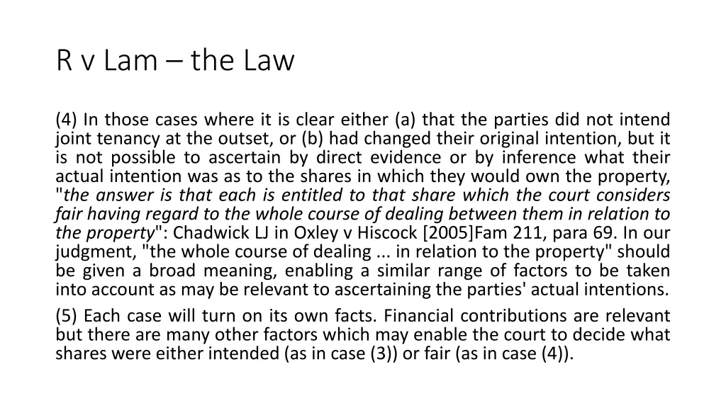 r v lam the law 2