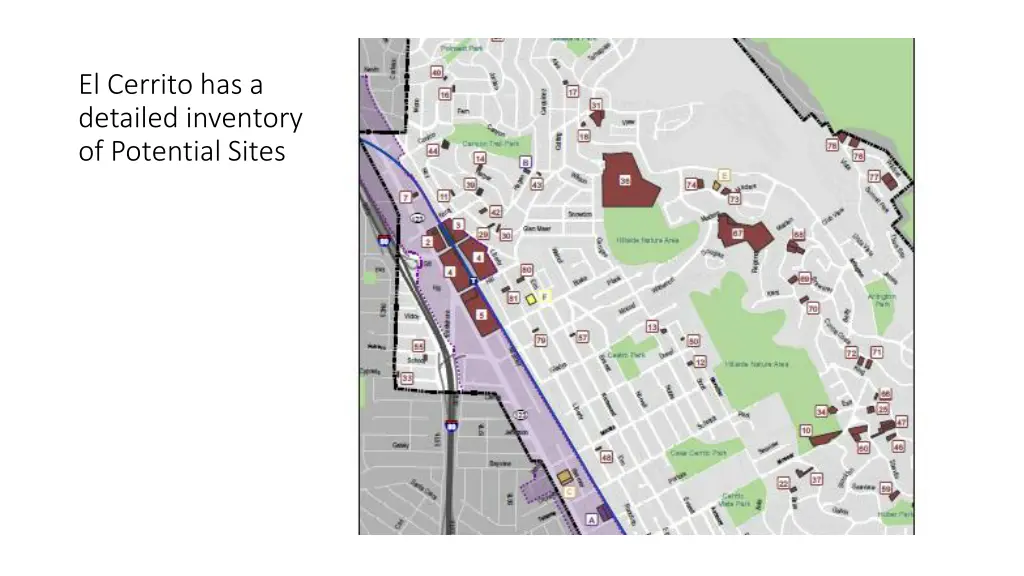 el cerrito has a detailed inventory of potential