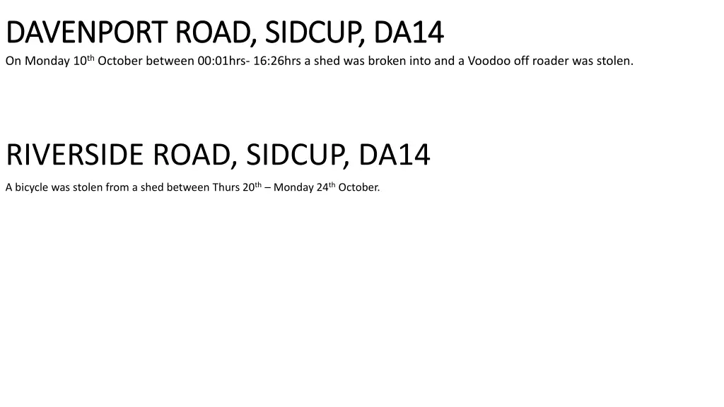 davenport road sidcup da14 davenport road sidcup