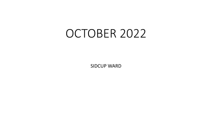 october 2022