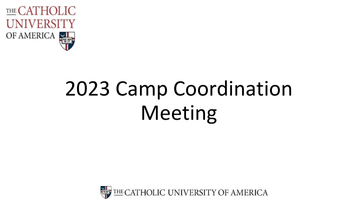 2023 camp coordination meeting