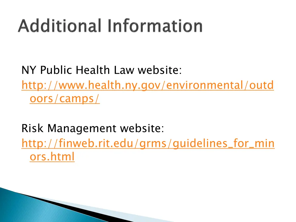 ny public health law website http www health