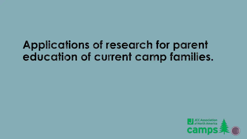 applications of research for parent education