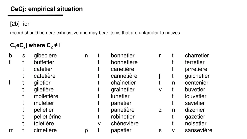 c cj empirical situation 1