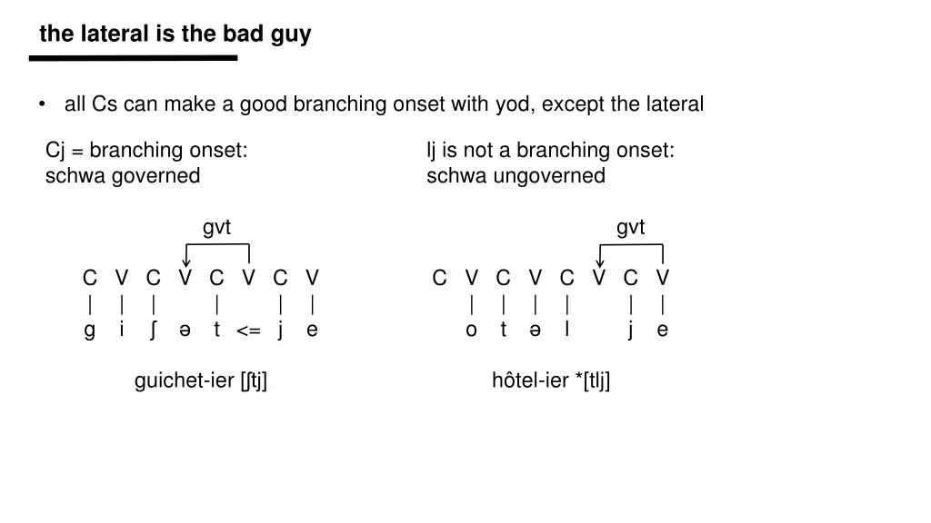 the lateral is the bad guy 1