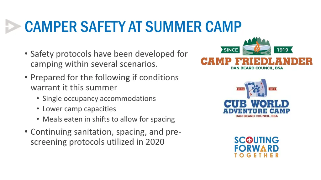 camper safety at summer camp