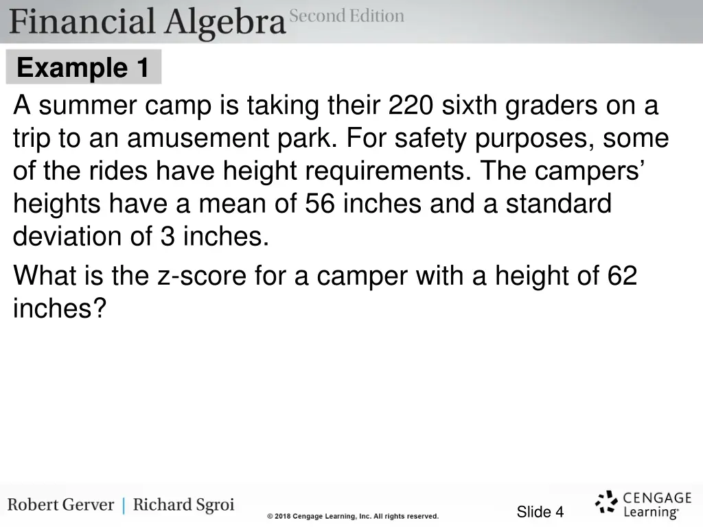 example 1 a summer camp is taking their 220 sixth