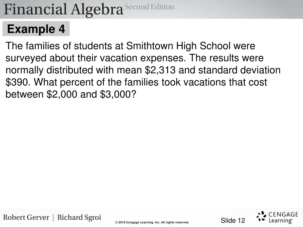 example 4 the families of students at smithtown