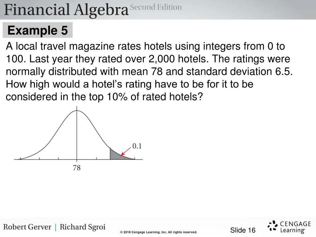 example 5 a local travel magazine rates hotels