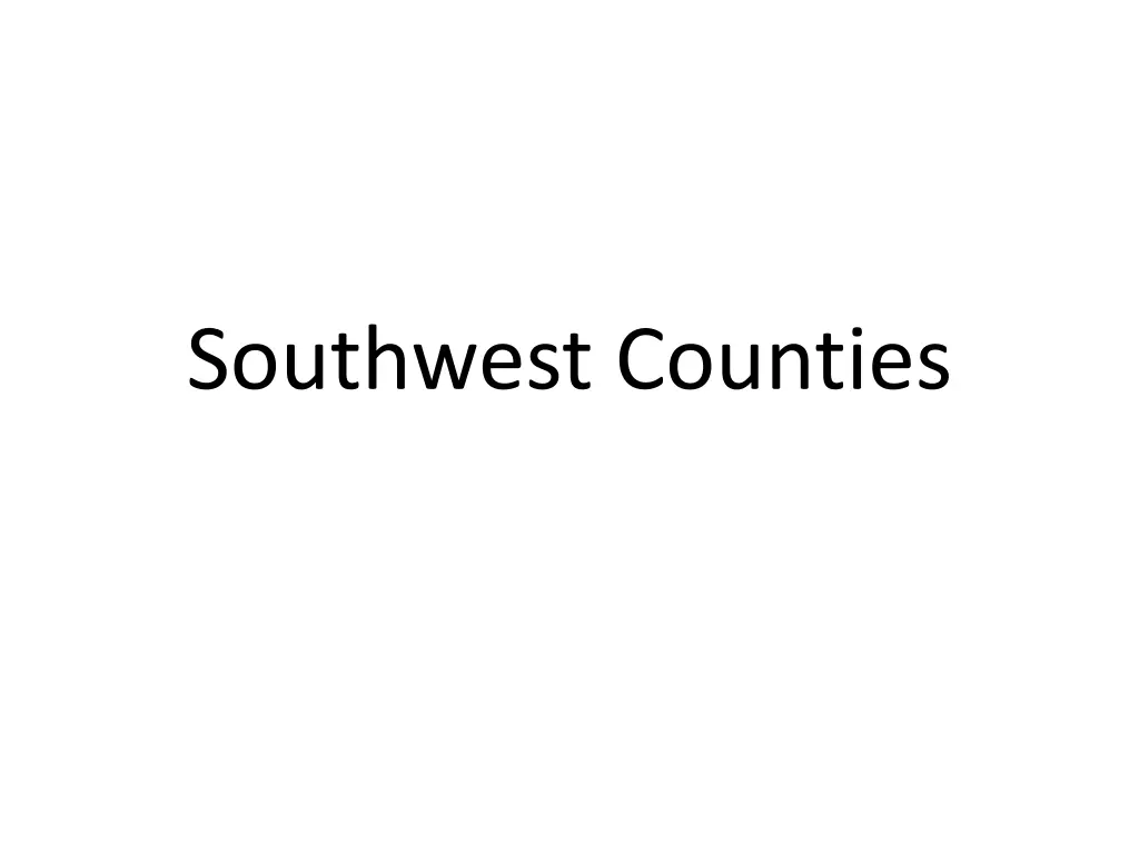 southwest counties