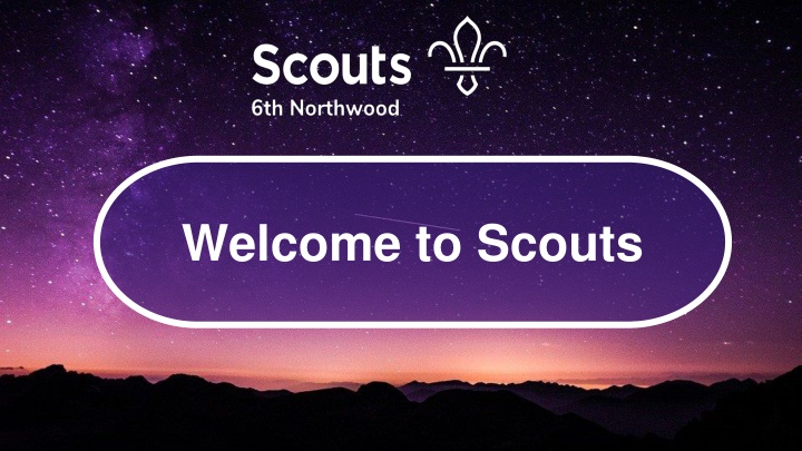 welcome to scouts