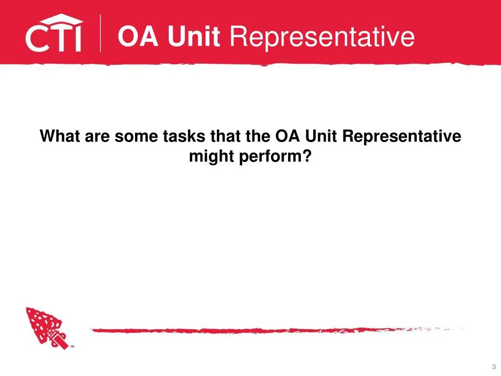 oa unit representative