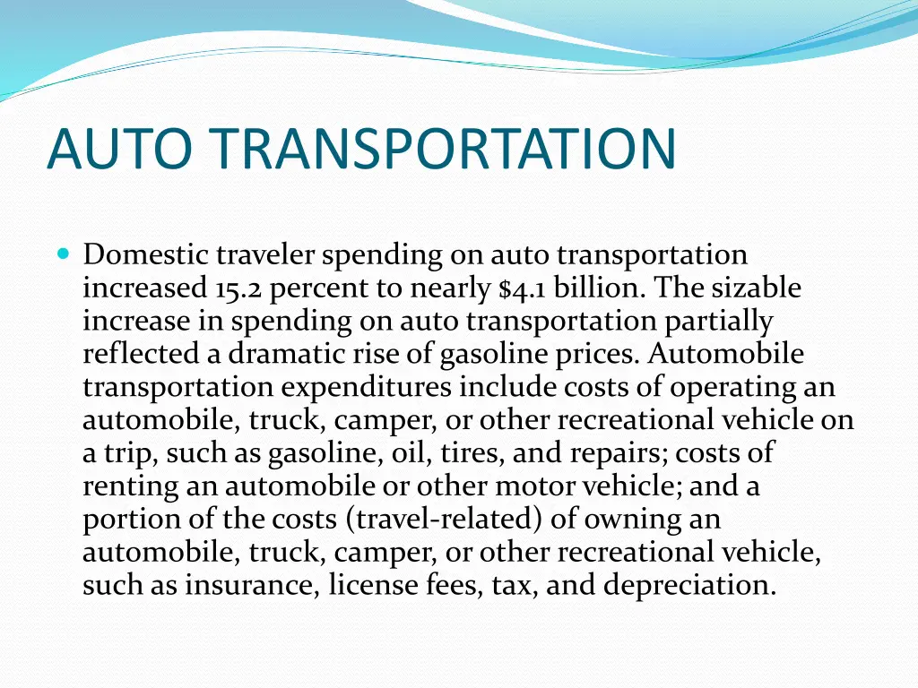 auto transportation