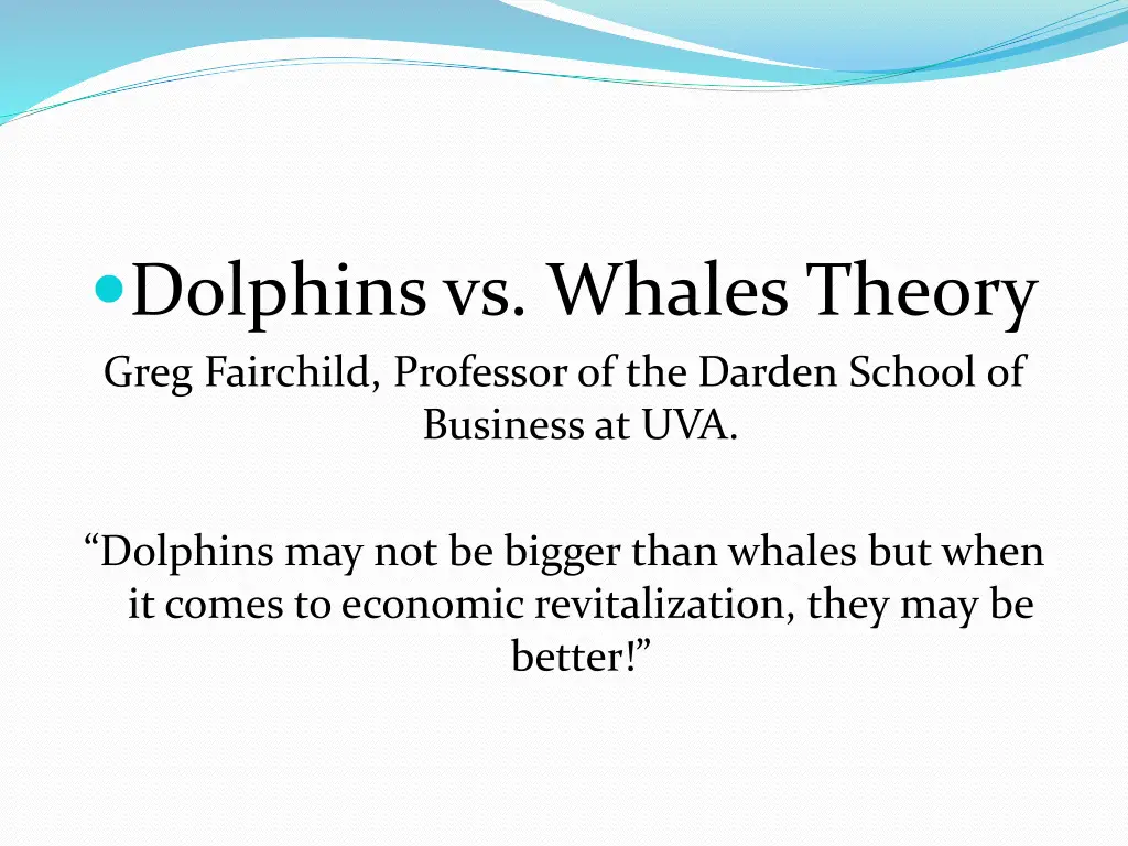 dolphins vs whales theory greg fairchild