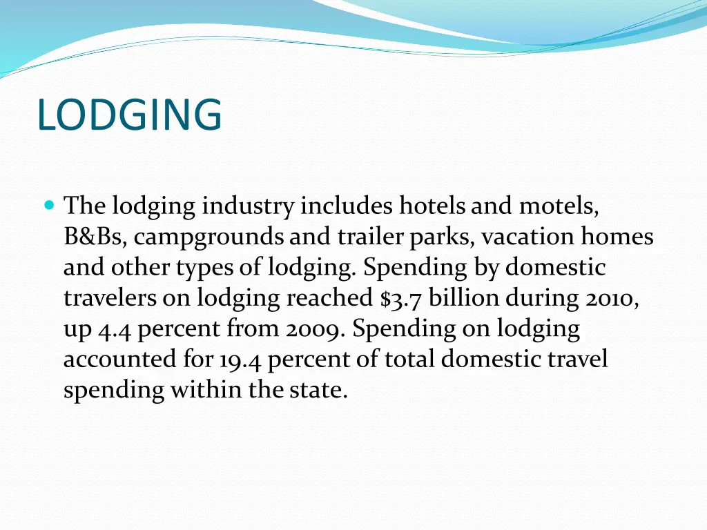 lodging