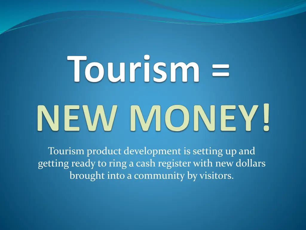 tourism product development is setting