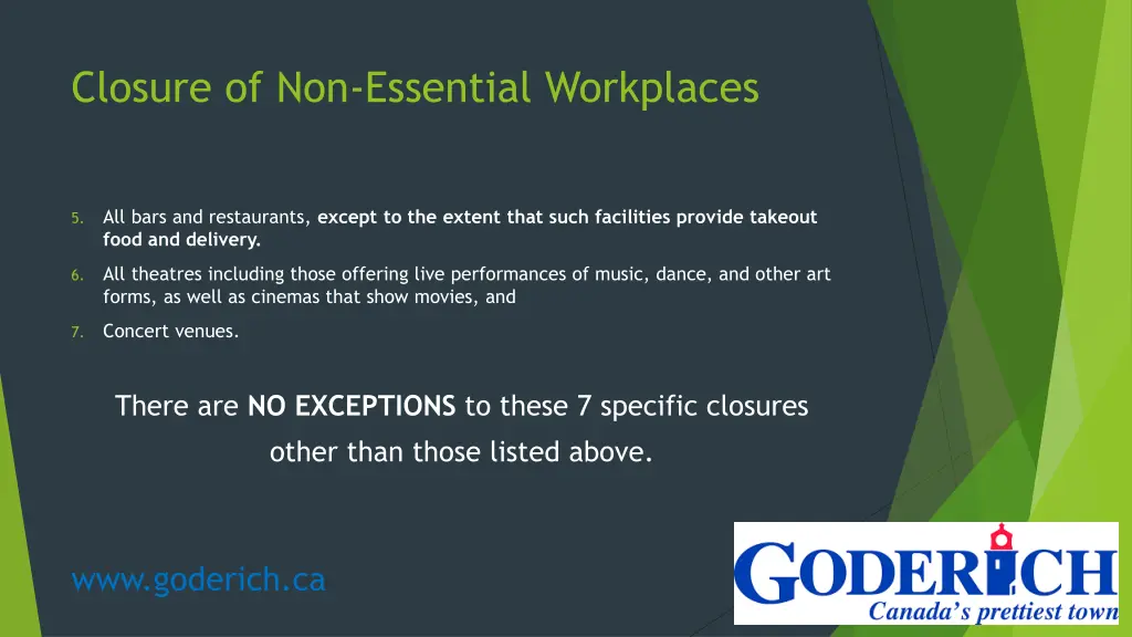 closure of non essential workplaces 1