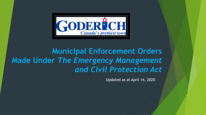 municipal enforcement orders made under