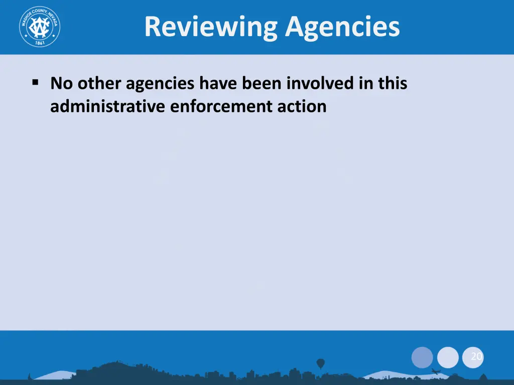 reviewing agencies