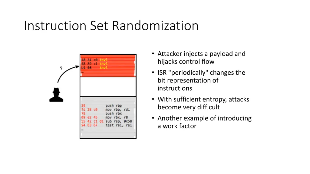 instruction set randomization