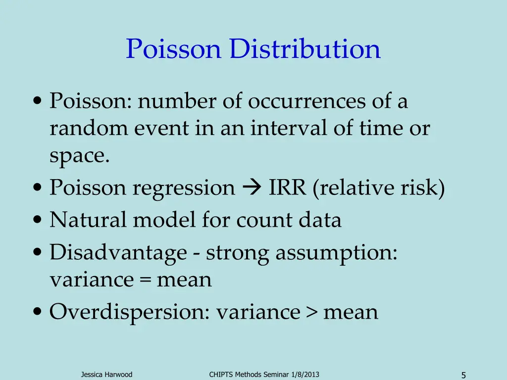 poisson distribution