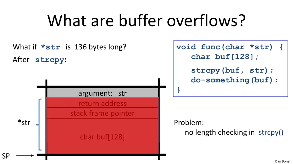 what are buffer overflows 1