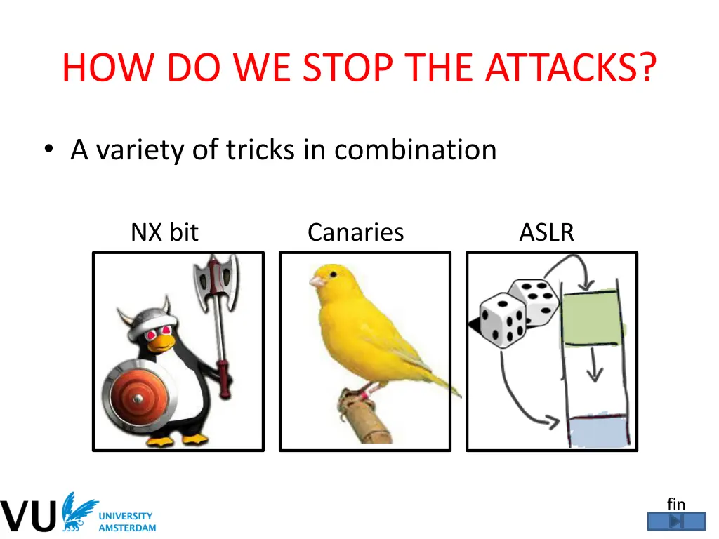 how do we stop the attacks 1