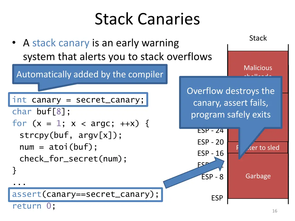 stack canaries