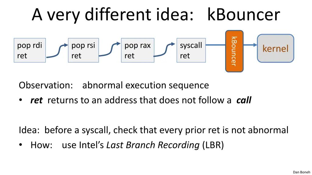 a very different idea kbouncer