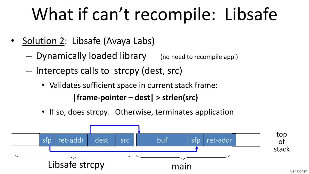 what if can t recompile libsafe