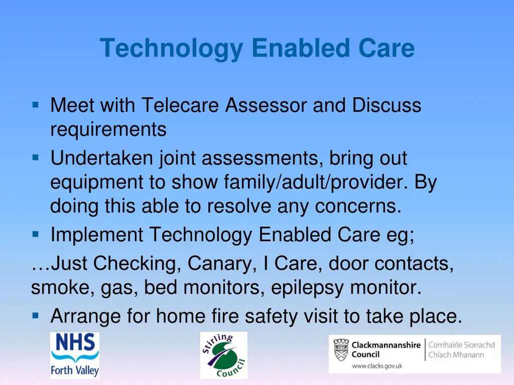 technology enabled care