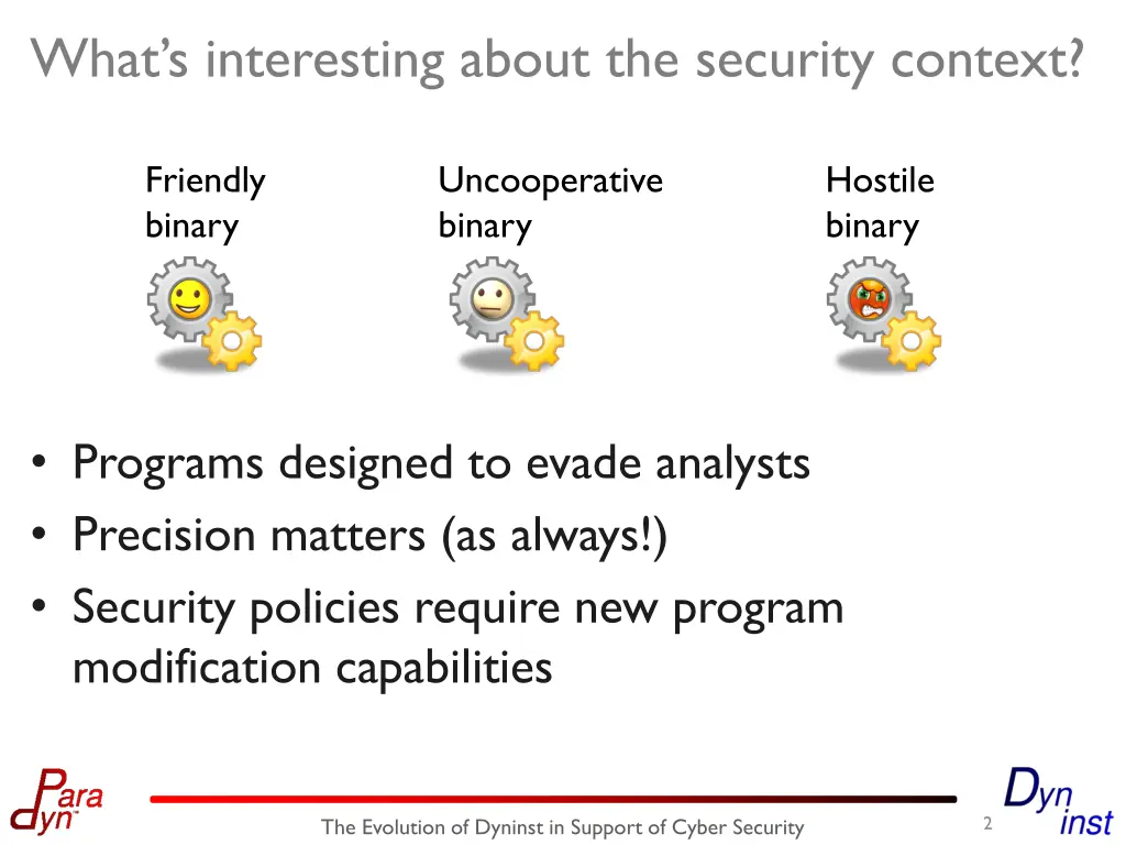 what s interesting about the security context