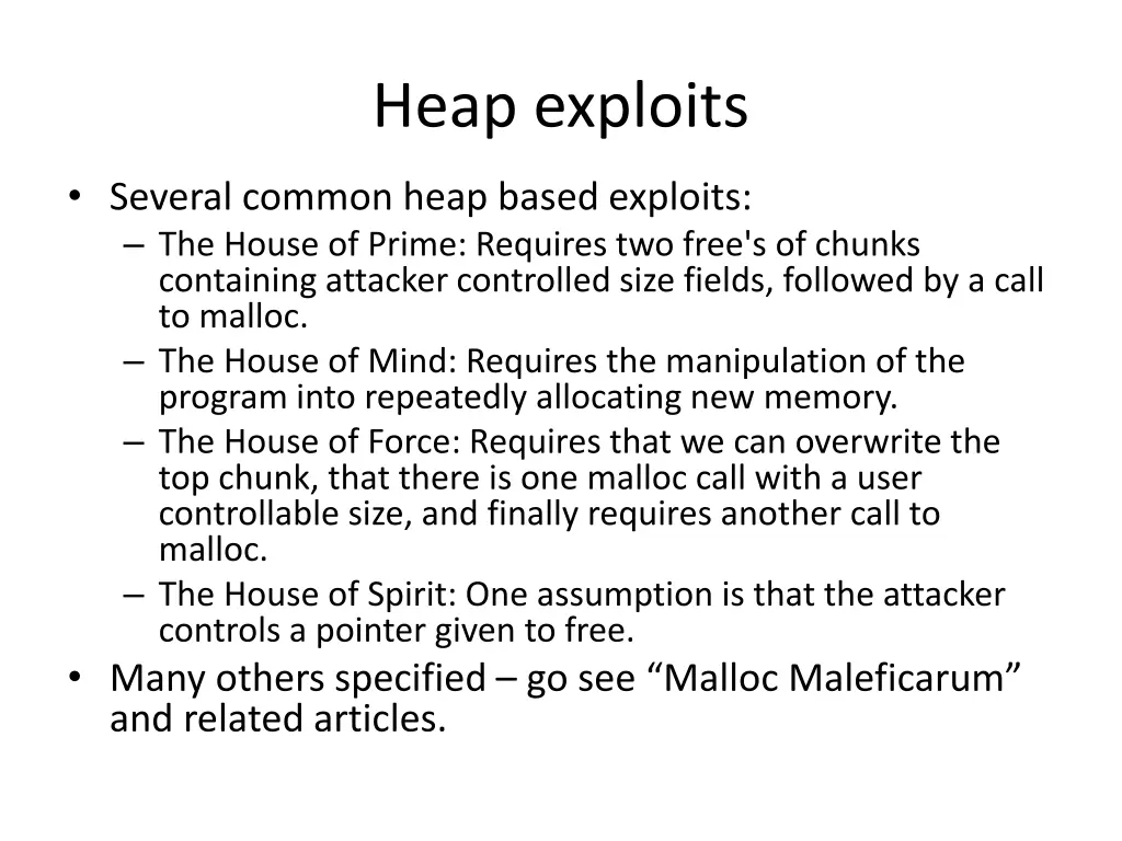 heap exploits 1