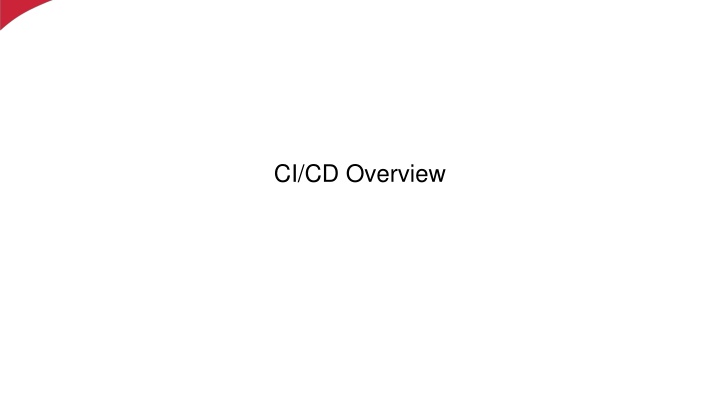 ci cd overview