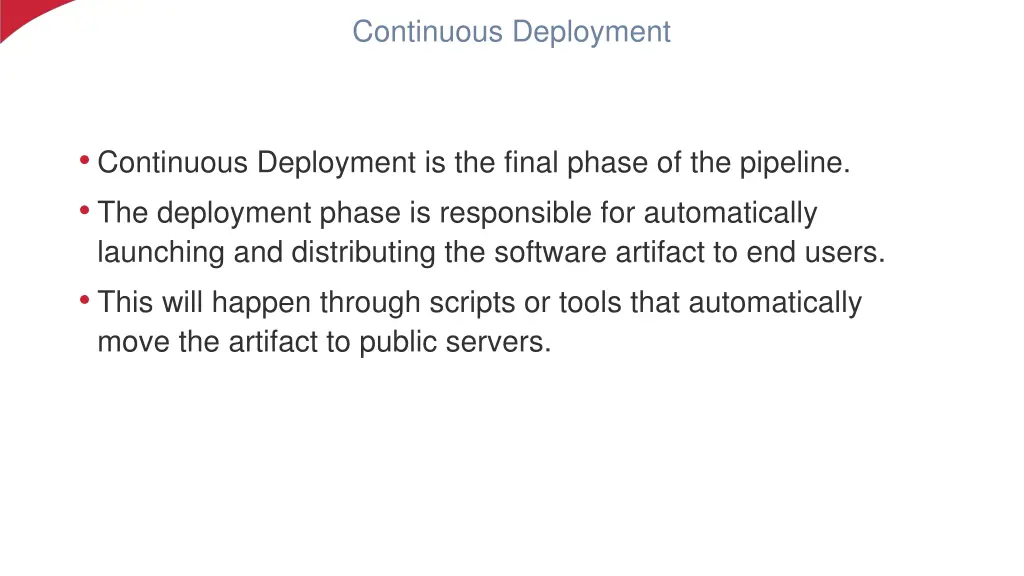 continuous deployment