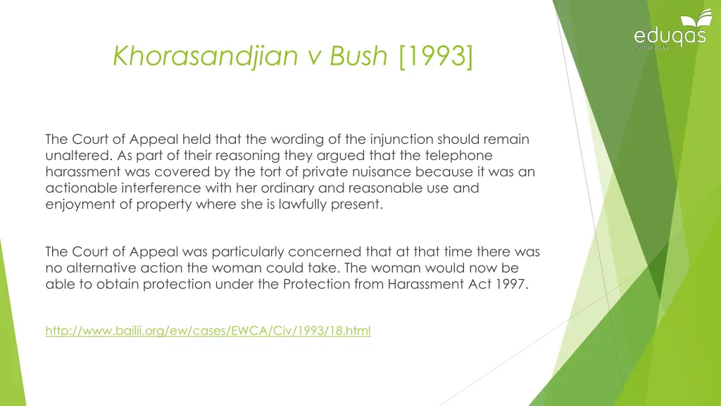 khorasandjian v bush 1993 1