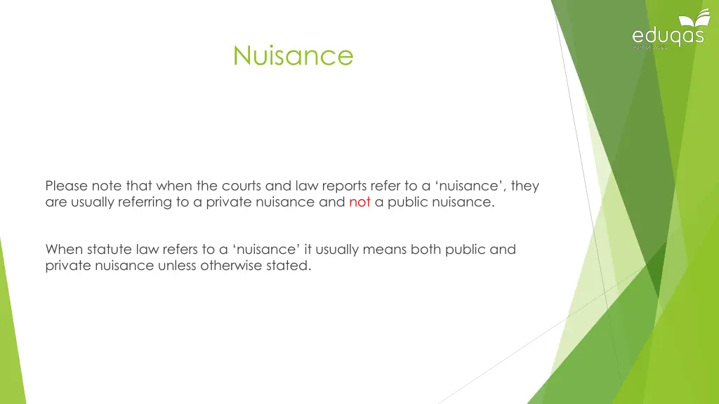 nuisance