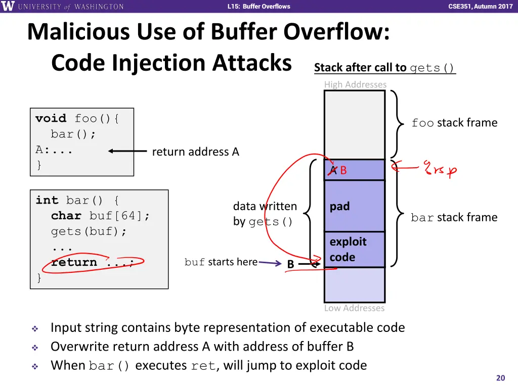 l15 buffer overflows 19